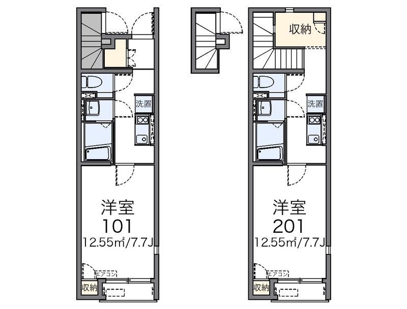 レオネクストＴＡＫＡＯ３２ 間取図