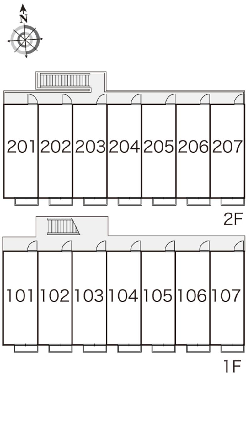 レオパレスヴェルジェ 間取配置図