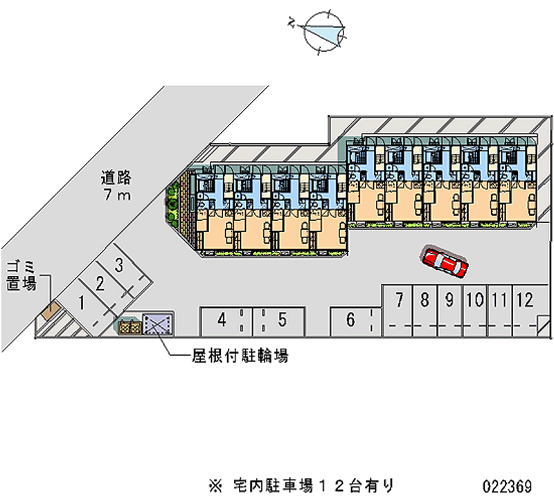 22369月租停車場