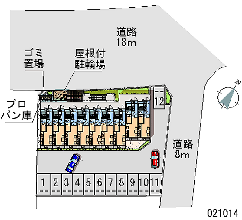 レオパレスすずき 月極駐車場