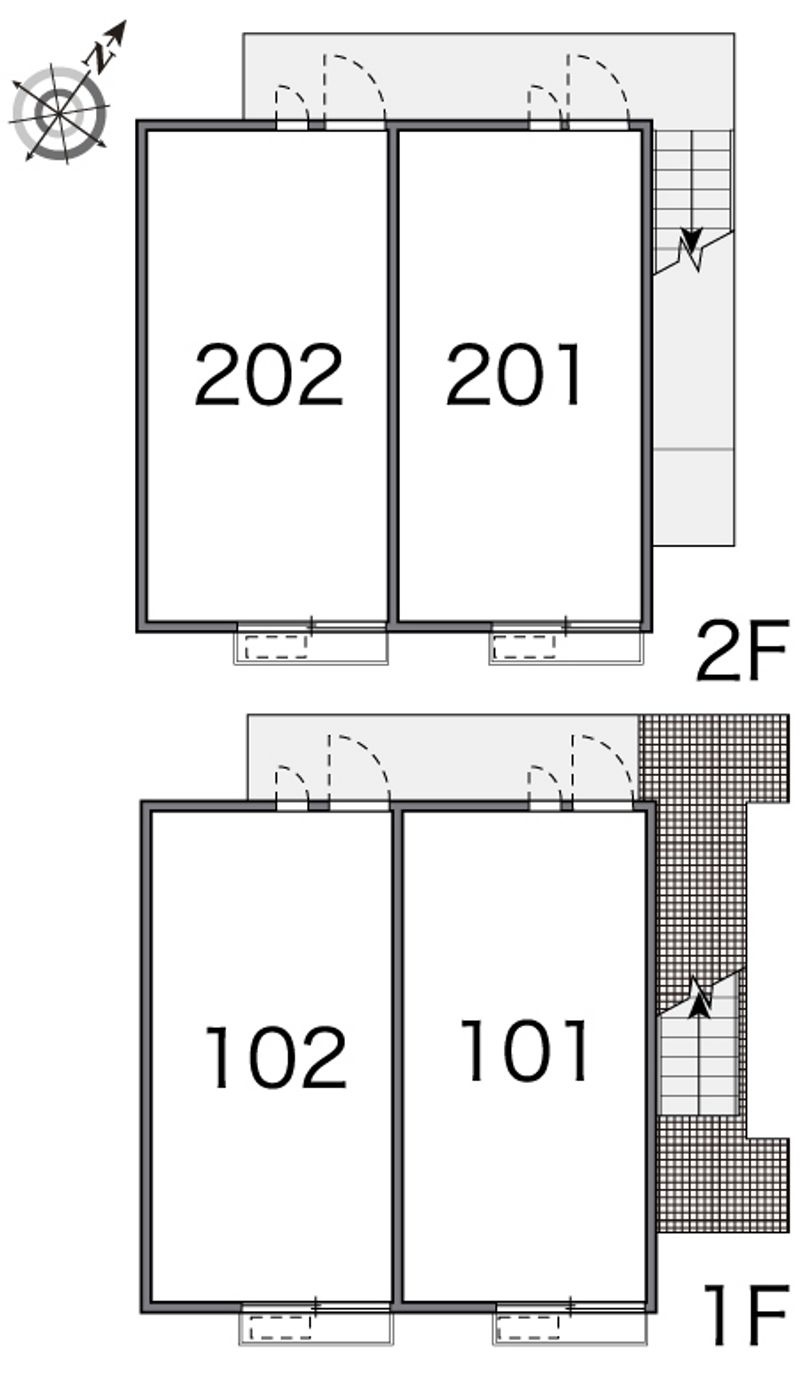 レオパレスコトブキ 間取り配置図
