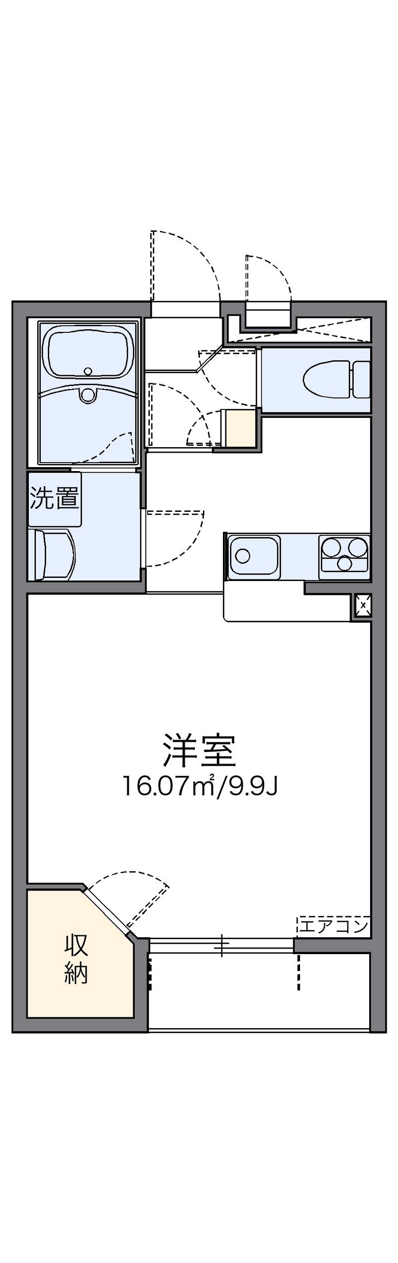 レオネクストツインクルしだみＡ 間取図