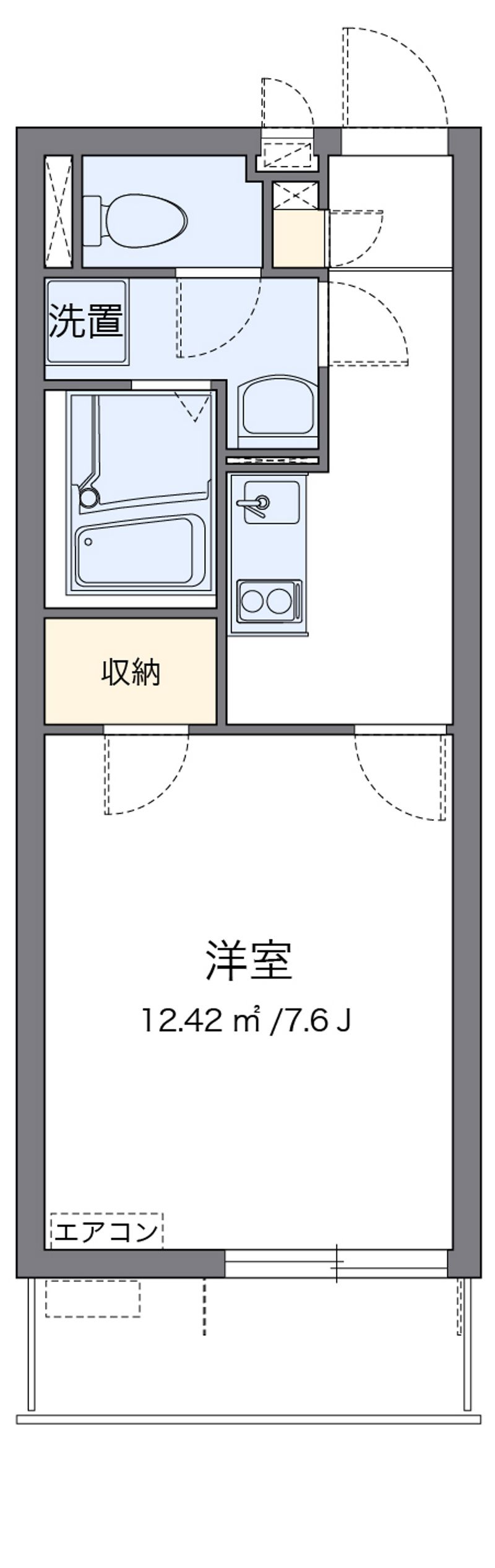 クレイノ芝富士ハイツ 間取図