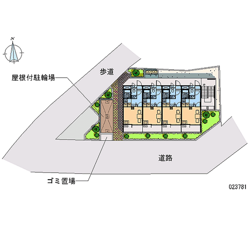 レオパレスＲｅｖｅＭａｉｓｏｎ 区画図