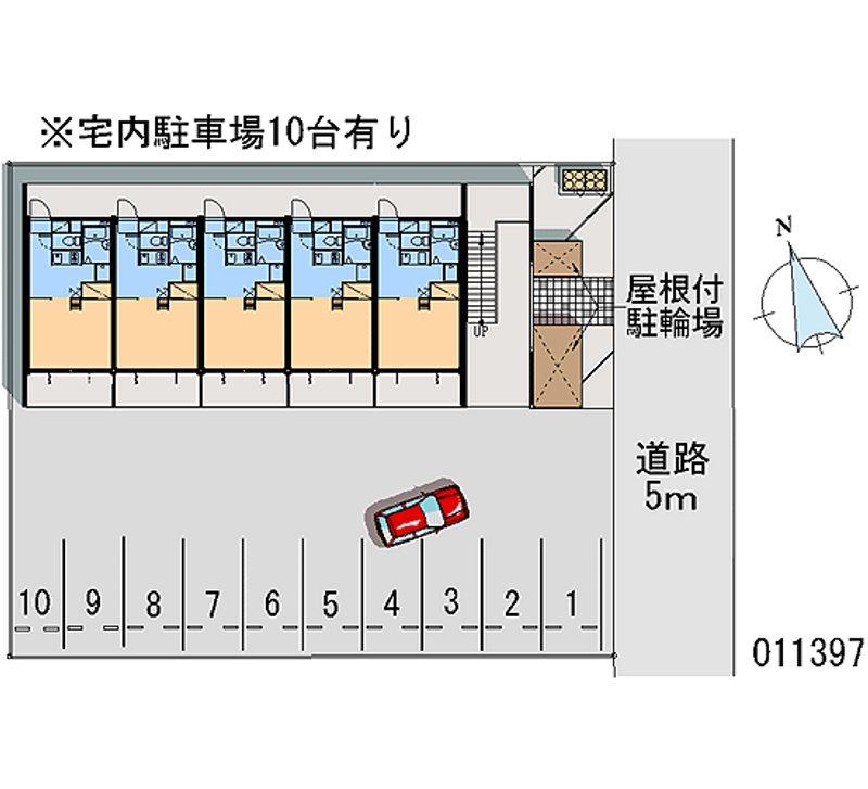 レオパレスソレーユ青江第三 月極駐車場