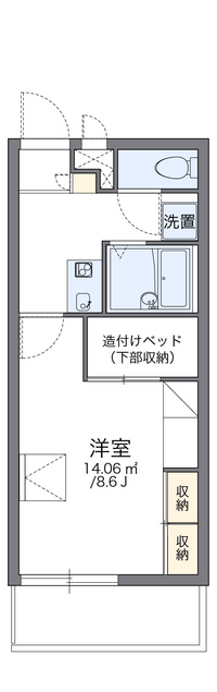 レオパレスｃｒａｎｅⅠ 間取り図