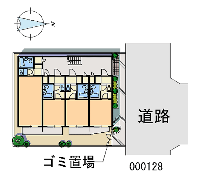 レオパレスグリーン 区画図