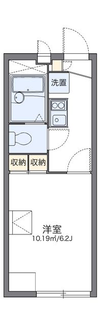 レオパレスＮＡＧＩＳＡ 間取り図