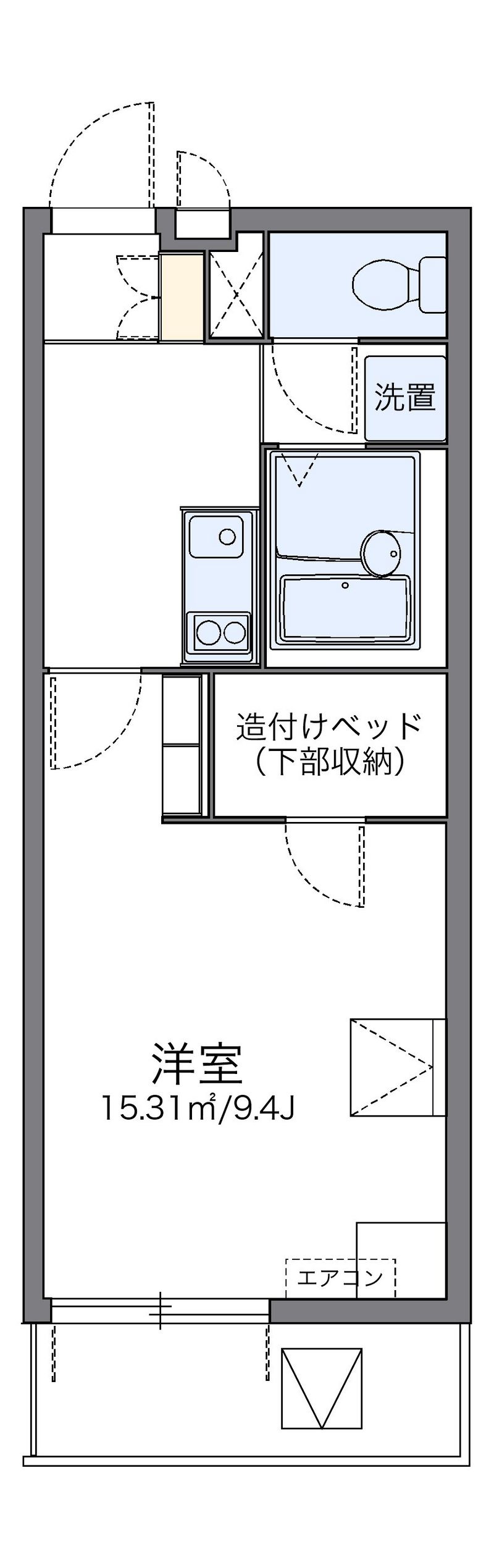 レオパレスコスモＭＫ 間取図