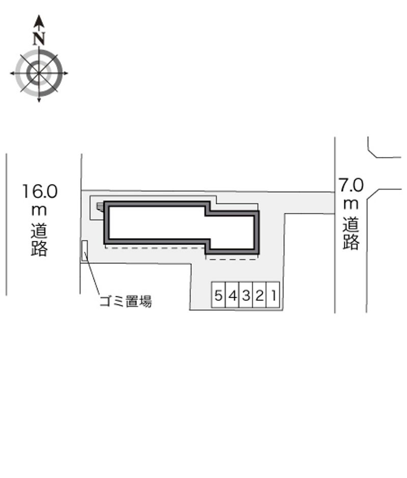 レオパレスＳＫＹ 駐車場