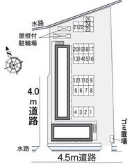 レオパレスガーデンハイツ富田 駐車場
