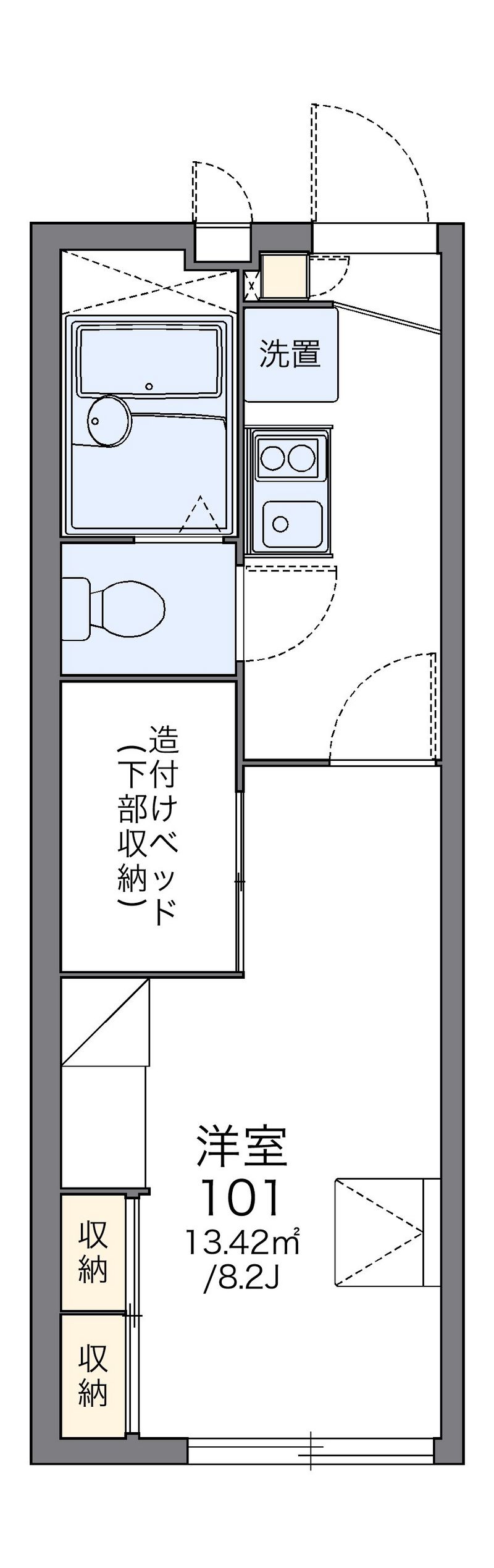レオパレスＣＩＲＣＬＥ 間取図
