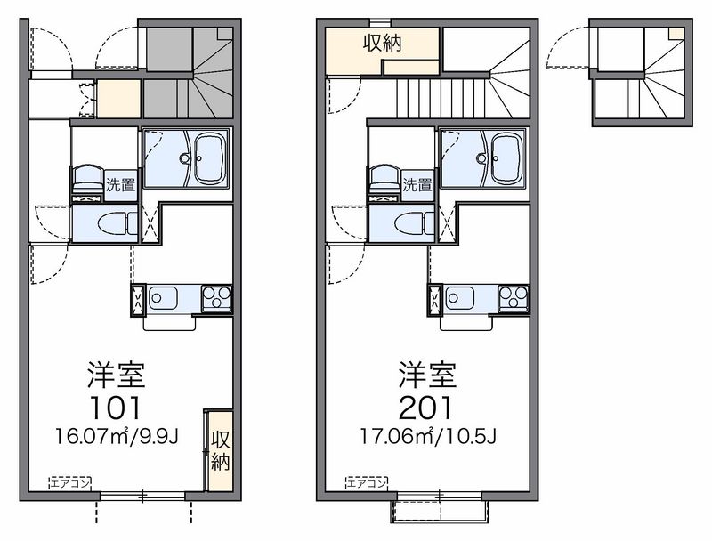 レオネクストオーサムⅡ 間取図
