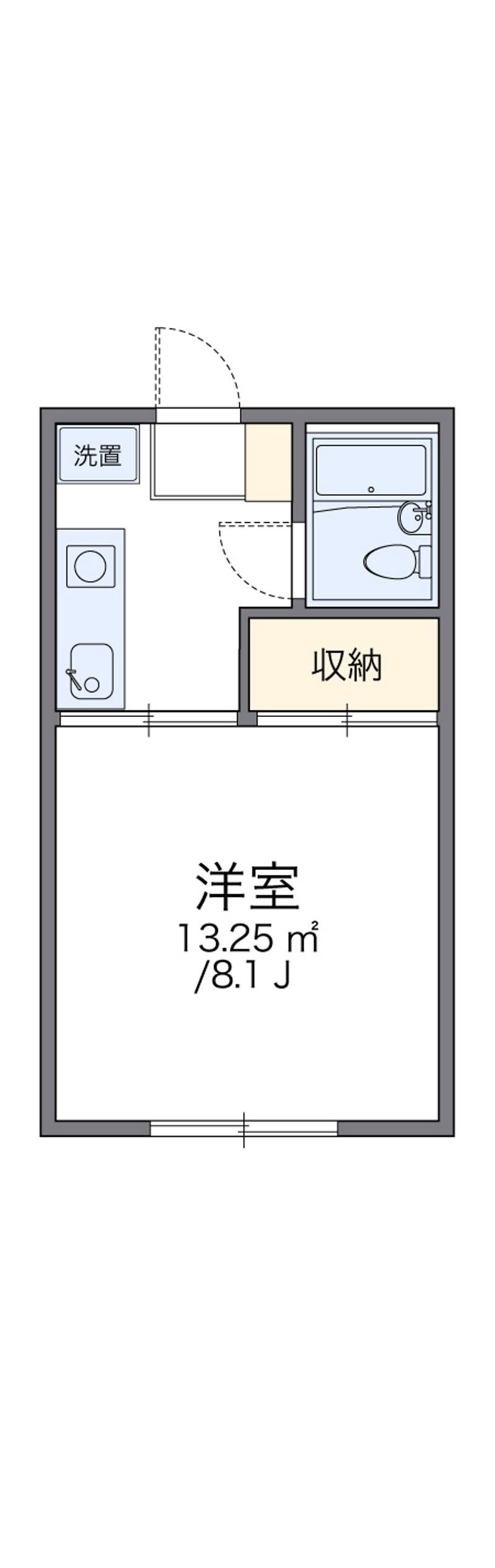 レオパレス山際 間取図