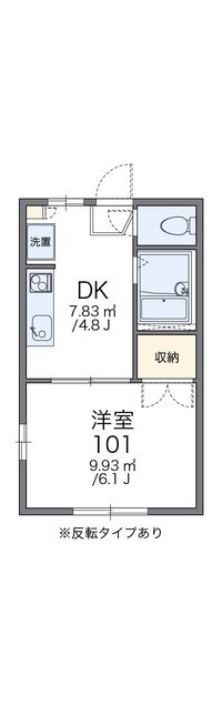 レオパレスさくら荘 間取図