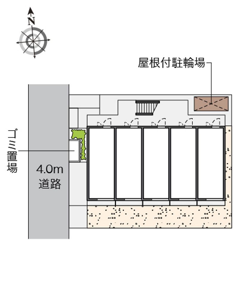 レオパレスＫＥＮ　Ⅰ 配置図