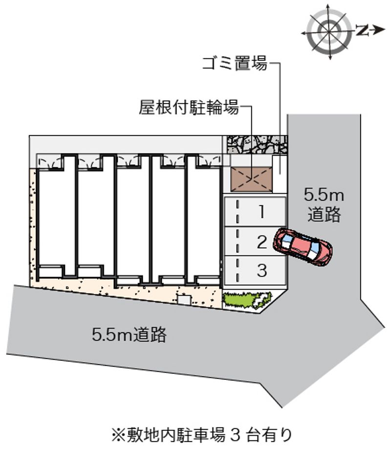 クレイノアイリスいなば 配置図