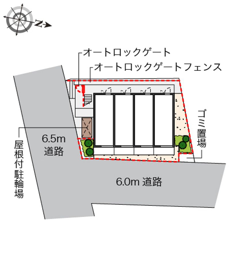 レオパレスアイ＆ロンⅢ 配置図