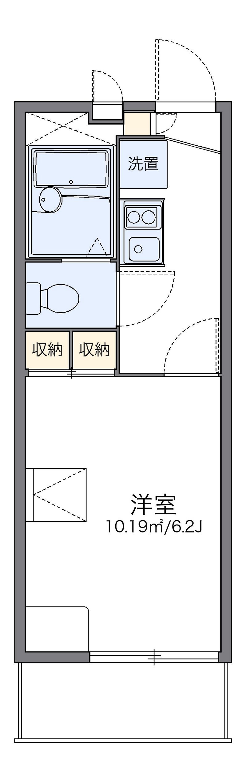 レオパレスＡｍｏｕｒⅡ 間取図