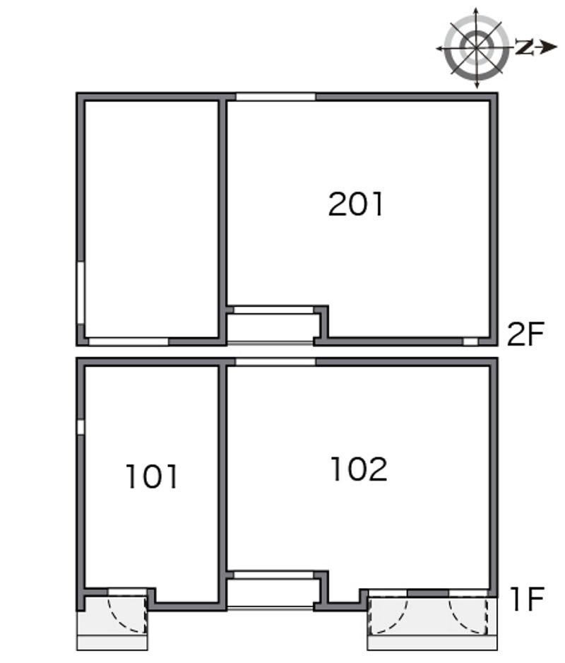 クレイノＮＨⅢ 間取り配置図
