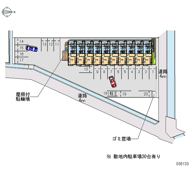 36133 Monthly parking lot