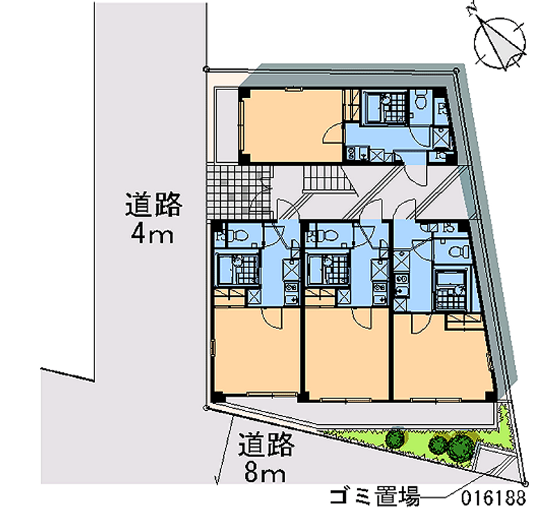 レオパレスミヨシ 区画図
