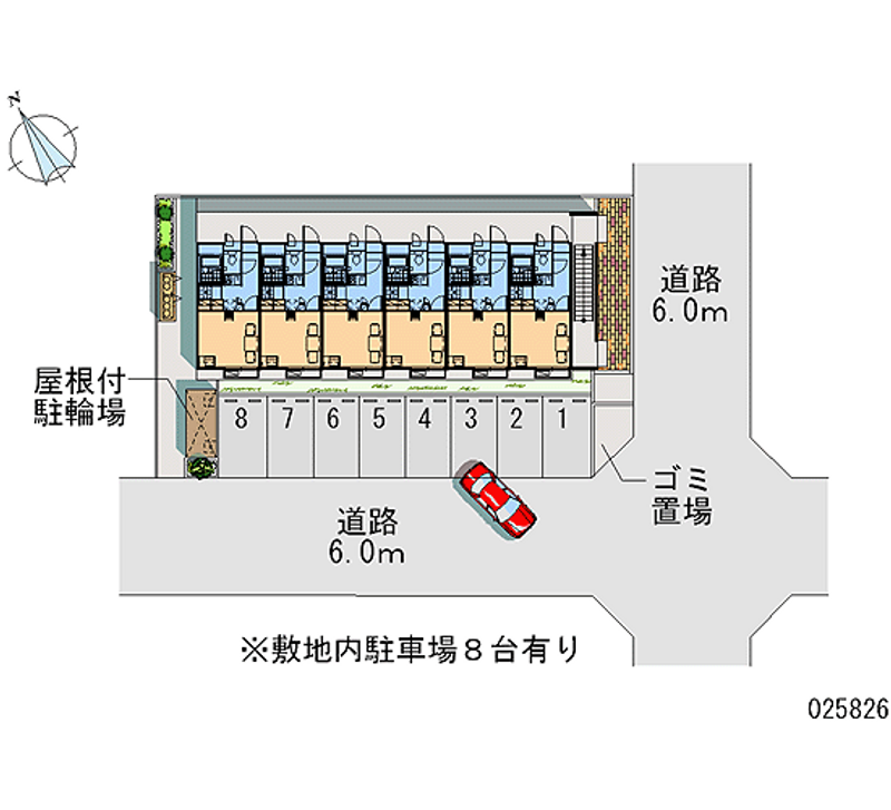 25826 Monthly parking lot