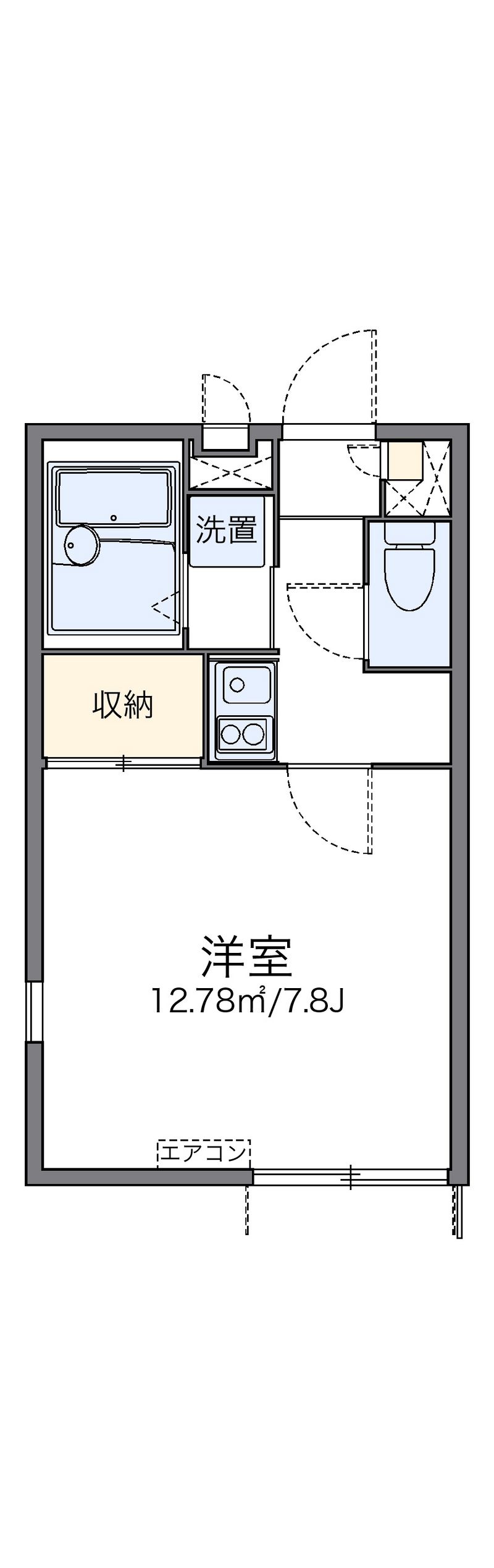 レオパレスエンブレム 間取り