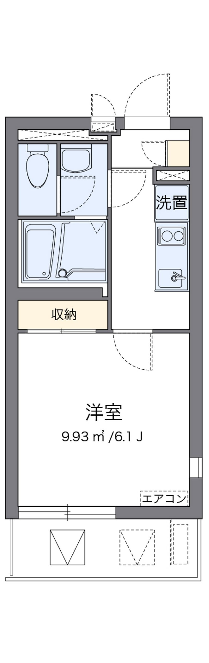クレイノボンヌシャンス２ 間取図