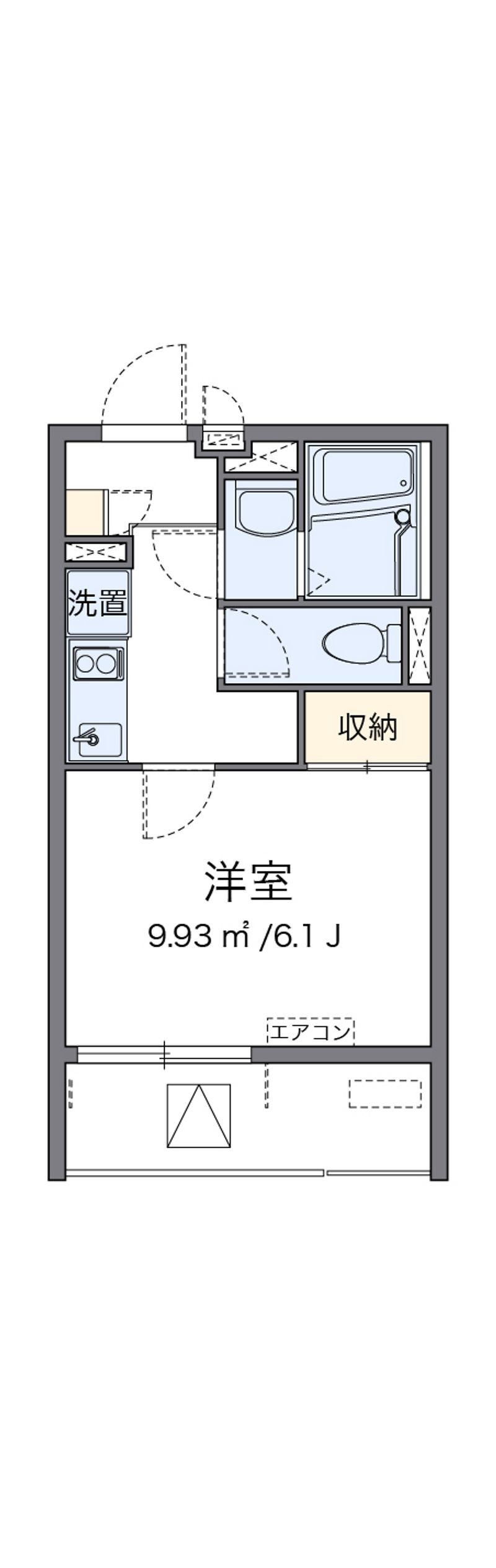 クレイノＭＡＰＬＥ 間取図