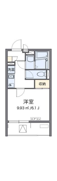 クレイノＭＡＰＬＥ 間取り図