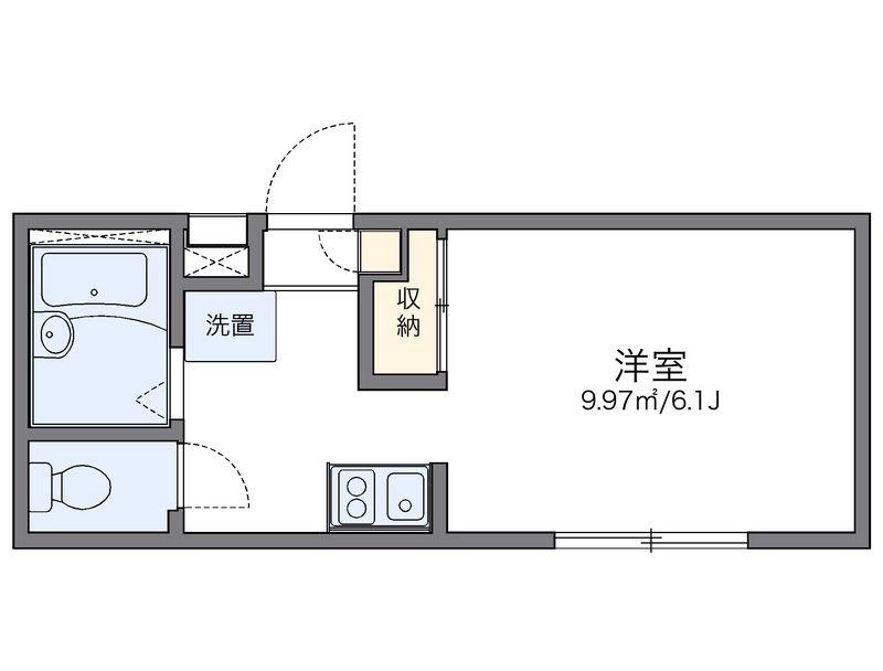 レオパレス神戸 間取図