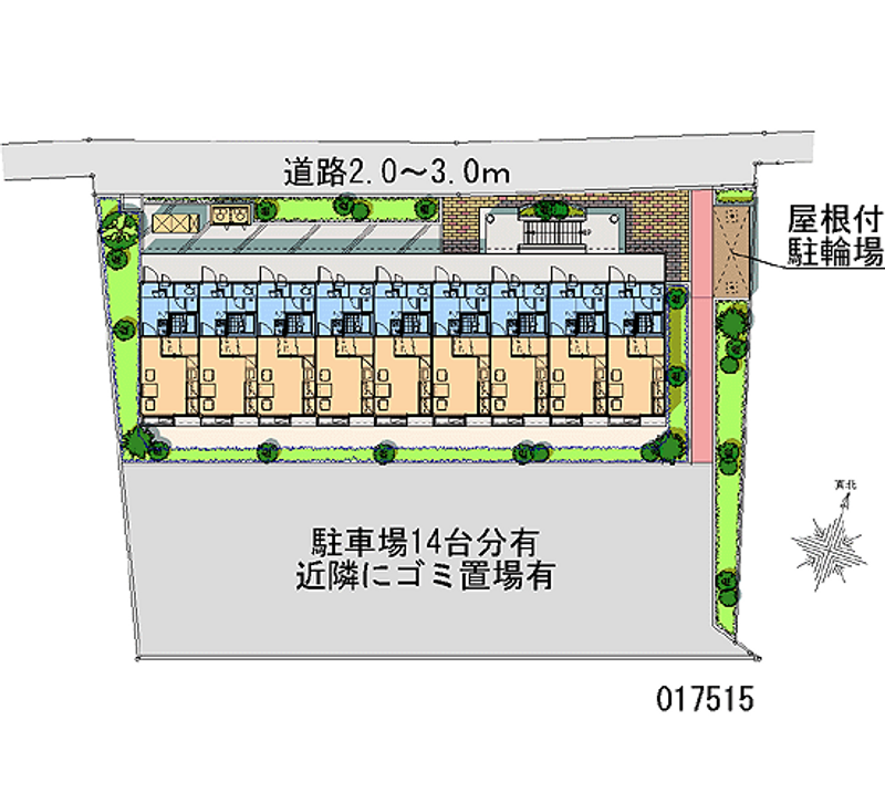 17515月租停车场