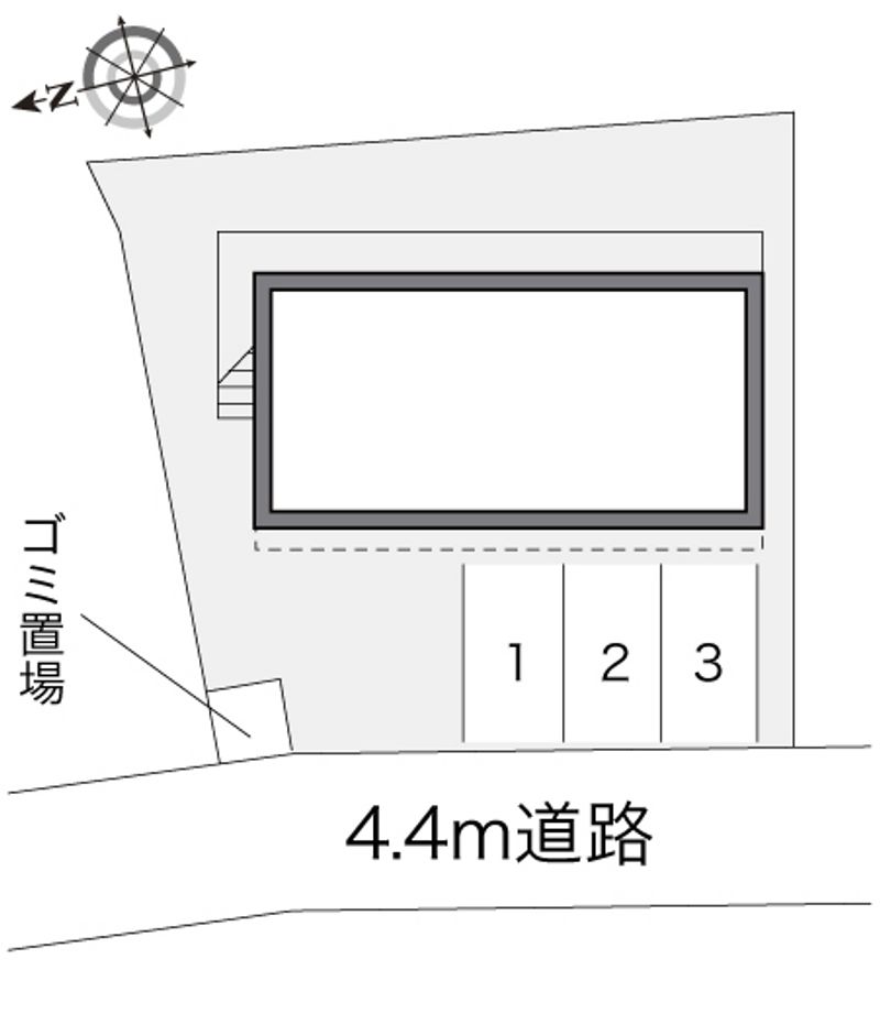 レオパレス松浦 配置図