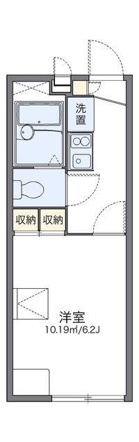 レオパレスドミール優 間取り図