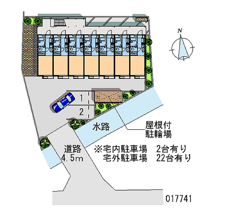 レオパレスヴェルジェ 区画図