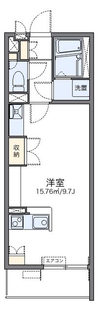 レオネクストアシュ 間取り図