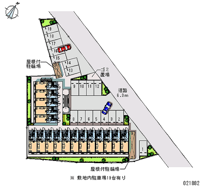 21882月租停車場