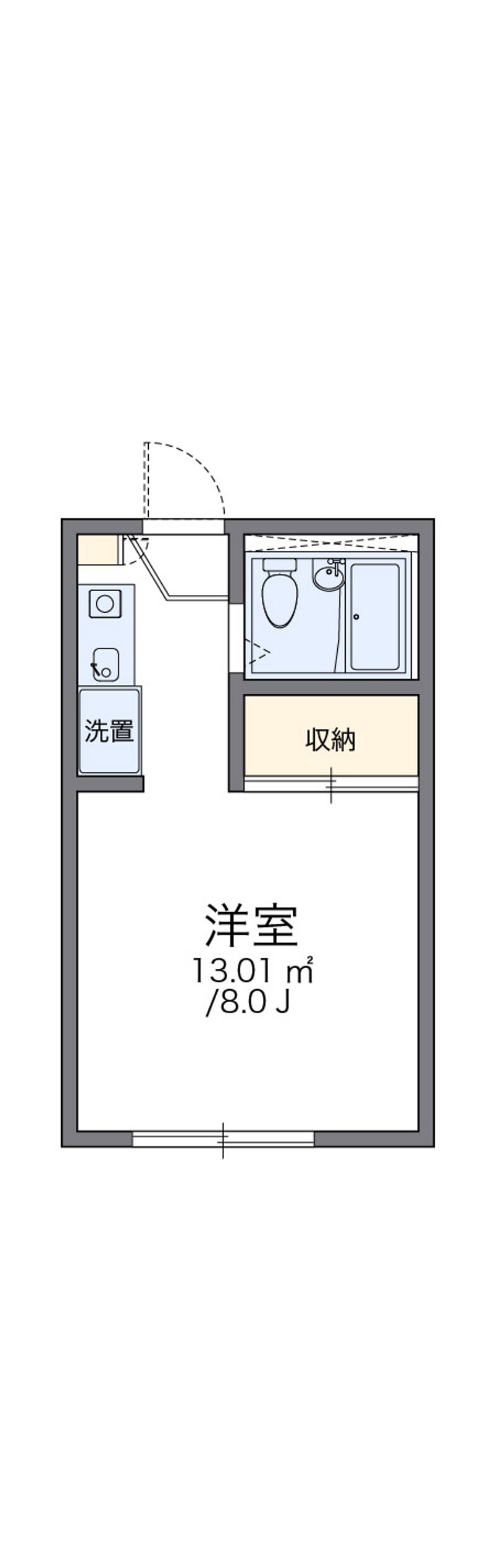 レオパレスサイトウ 間取図