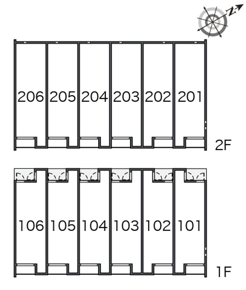クレイノサンライズステージ 間取り配置図
