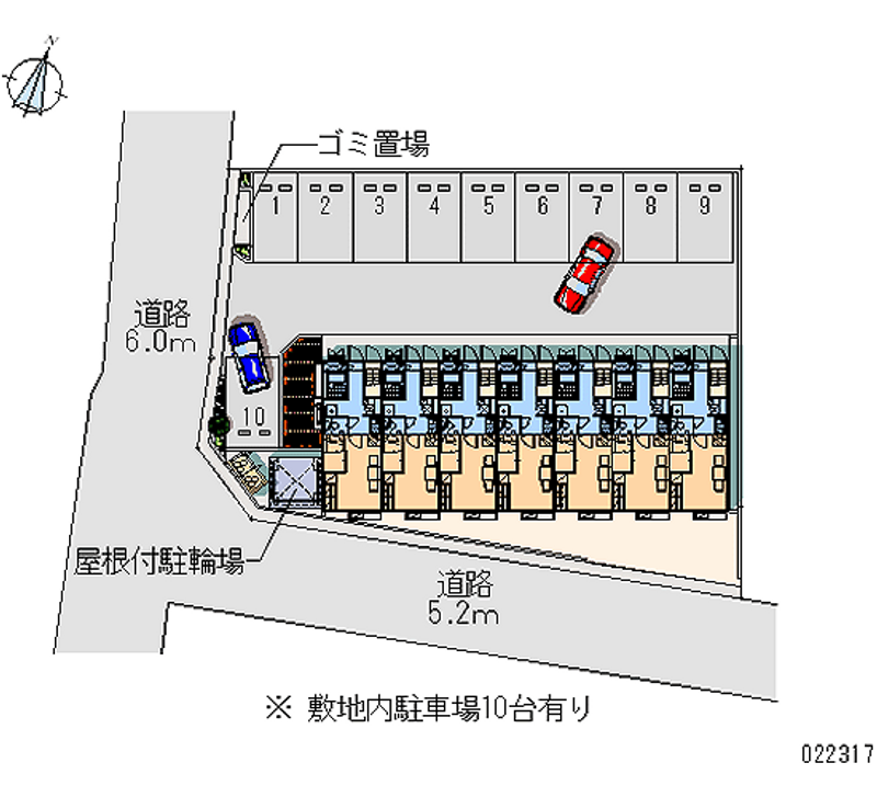 22317月租停車場