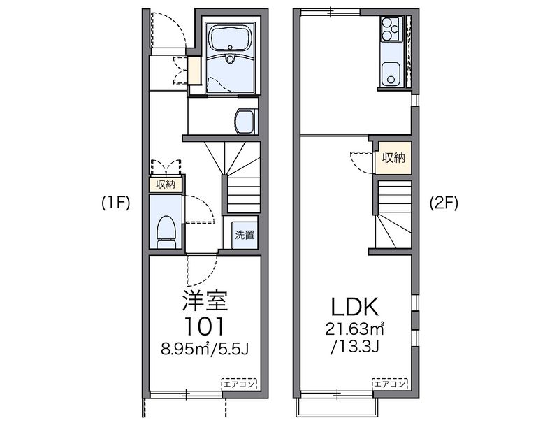 レオネクストアメニティⅡ 間取図
