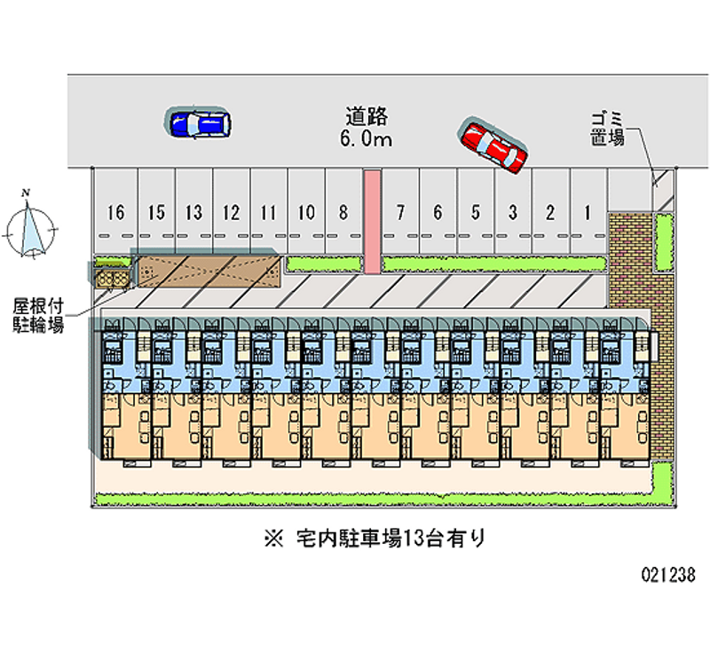 21238月租停車場