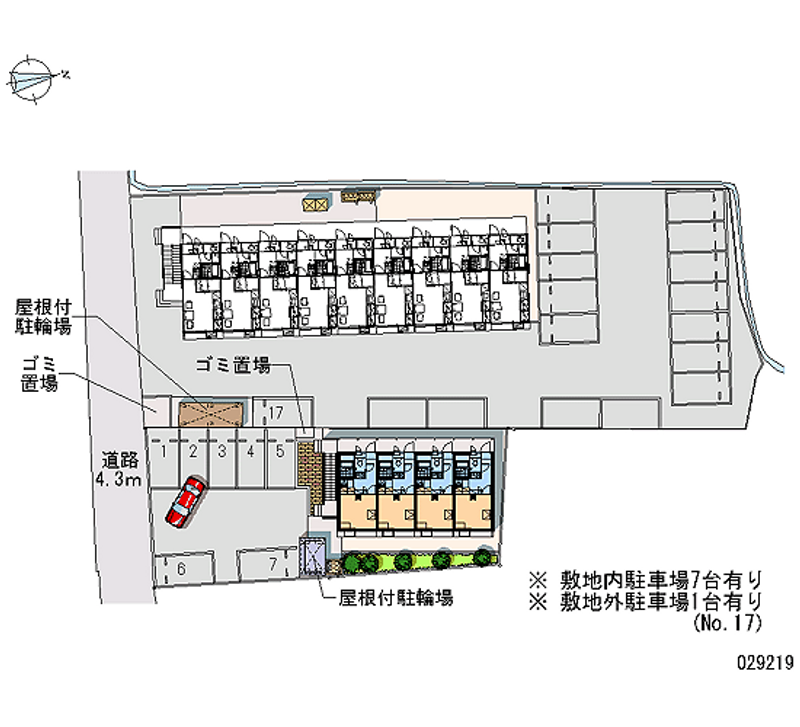 レオパレス恋 月極駐車場