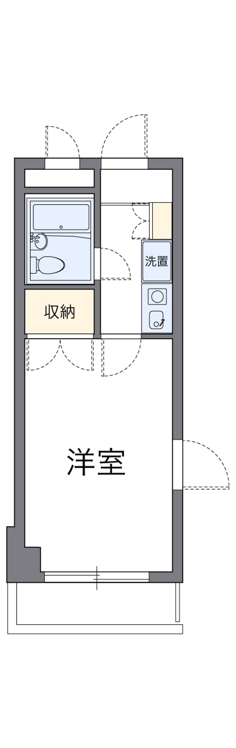 レオパレスＲＸコスモＭ 間取図