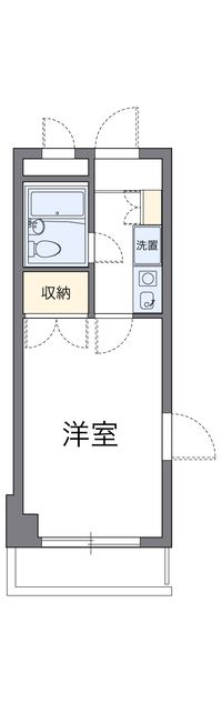 レオパレスＲＸコスモＭ 間取り図