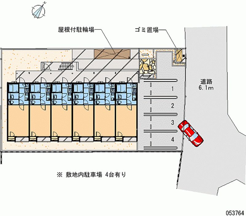 レオネクストみのまーじゅⅡ 月極駐車場