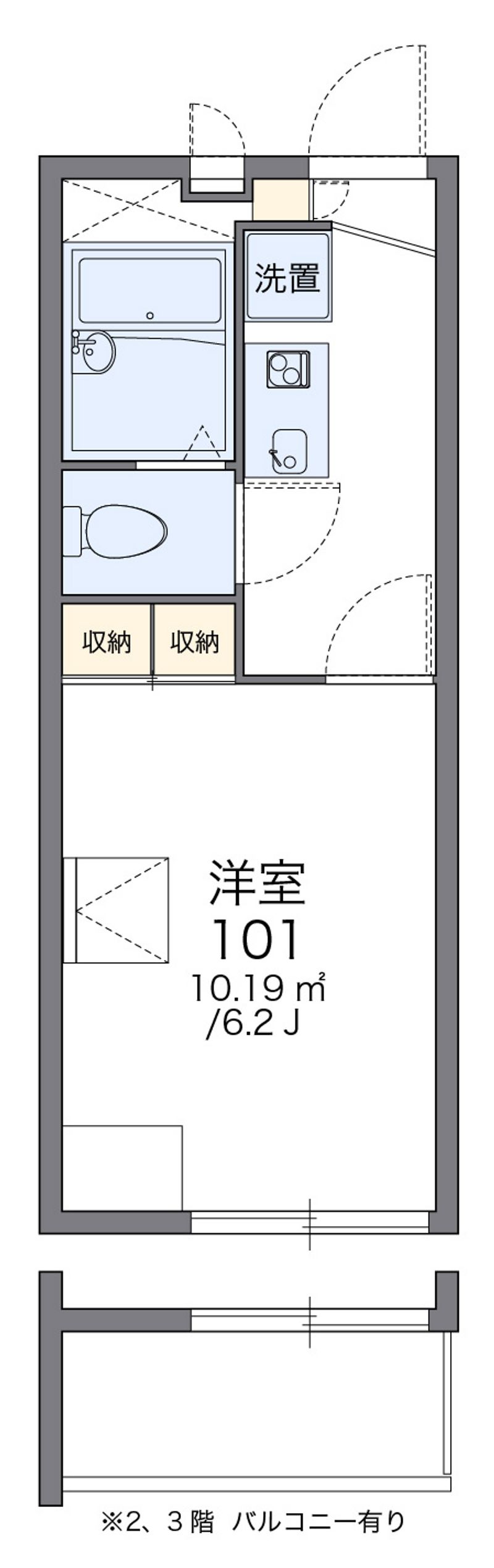 レオパレス豊藤 間取り