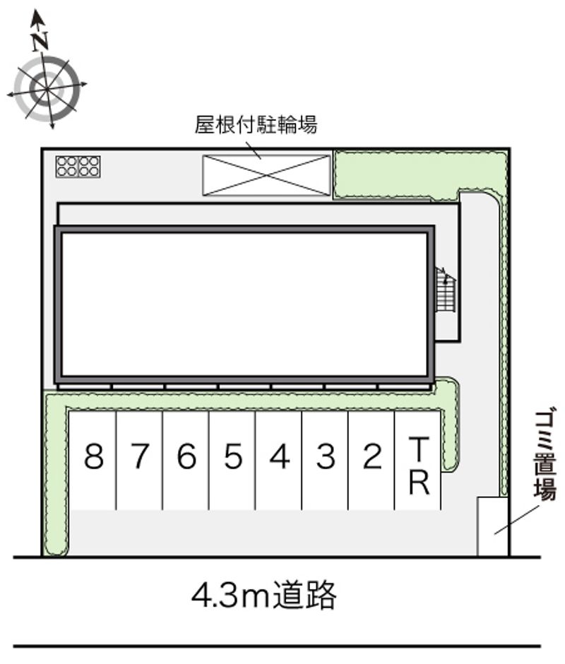 レオパレスＧａｒｄｅｎ 駐車場