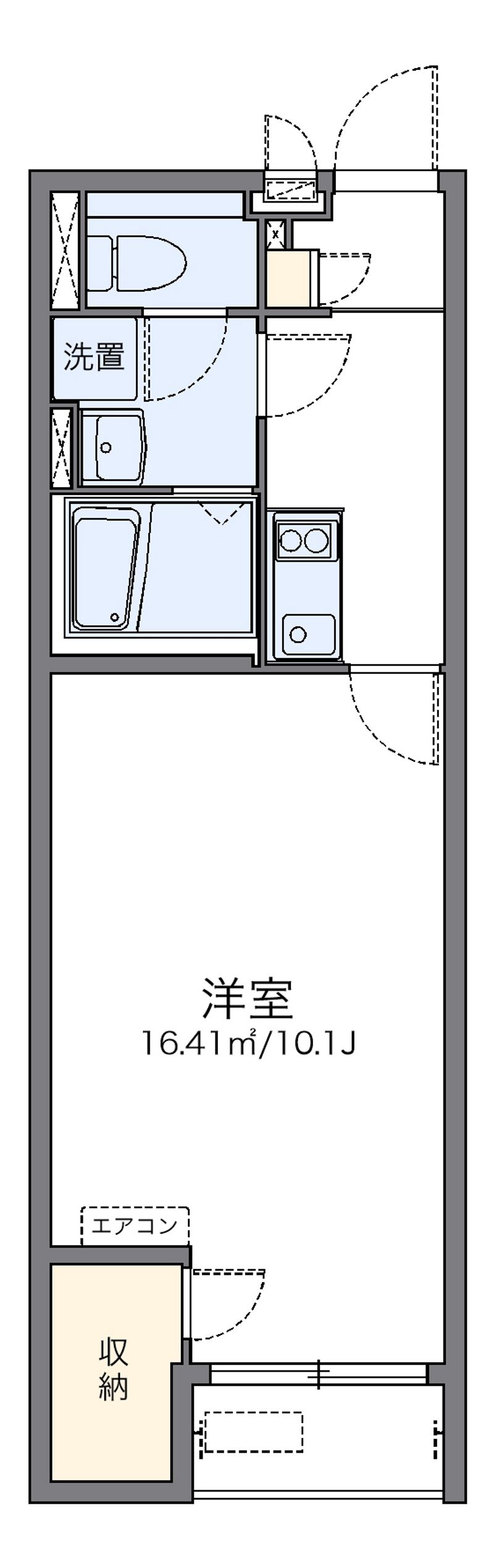 レオネクストスタジオーネ 間取図